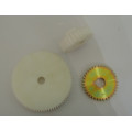 Nylon and Yellow Zinc Painting Spur Gear